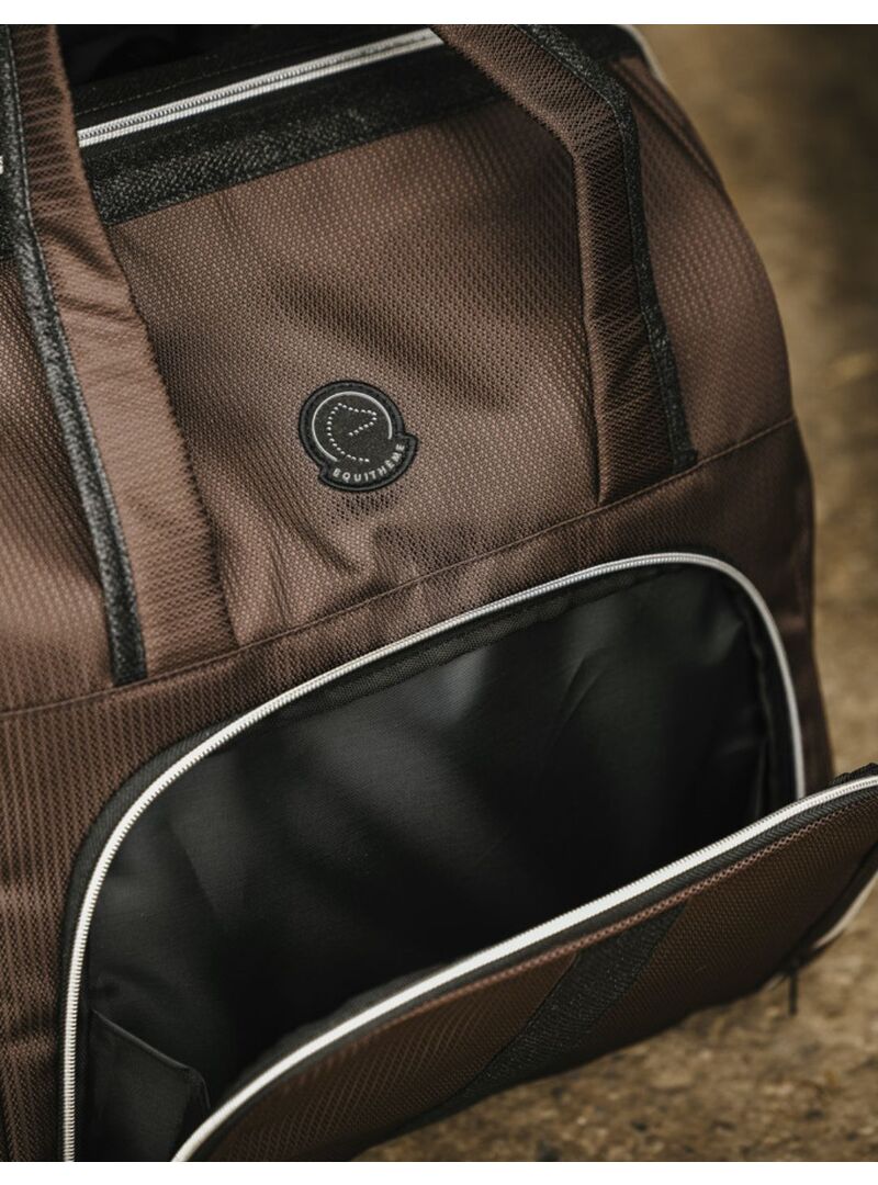 Bolsa de Cuidado con Ruedas Equithème Marrón