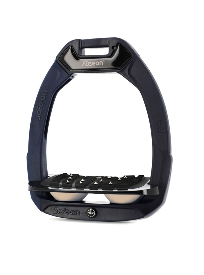 Estribo Safe-On Adulto Flex-on Ultra-Grip Inclinado Marino/Negro/Rosa Claro