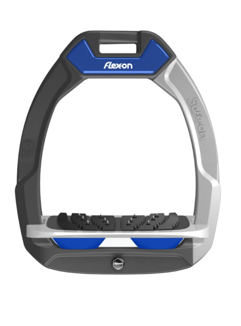 Estribo Safe-On Adulto Flex-on IUG Gris Oscuro/Gris Claro/StickerNavyBlueSilver