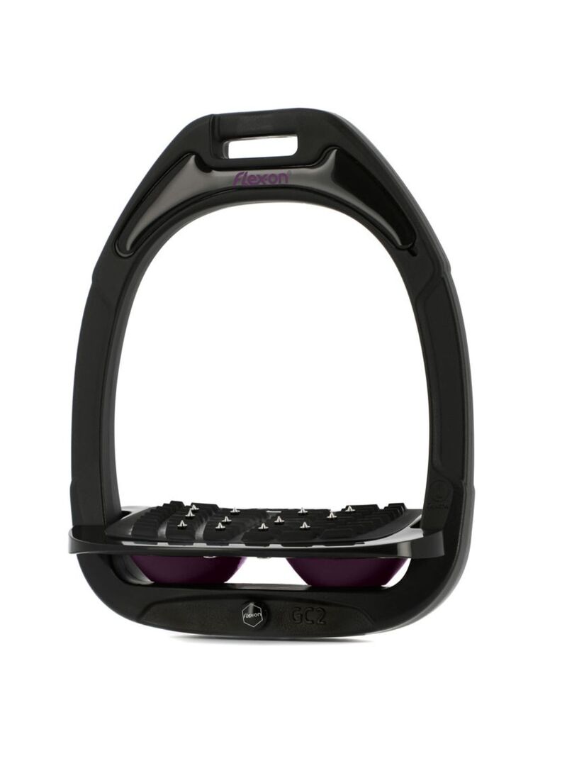 Estribo Green Composite Adulto Flex-on IUG Negro/Negro/Ciruela