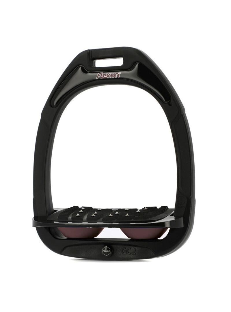 Estribo Green Composite Adulto Flex-on IUG Negro/Negro/Rosa