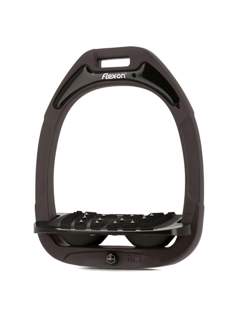 Estribo Green Composite Adulto Flex-on IUG Gris Oscuro/Negro/Negro