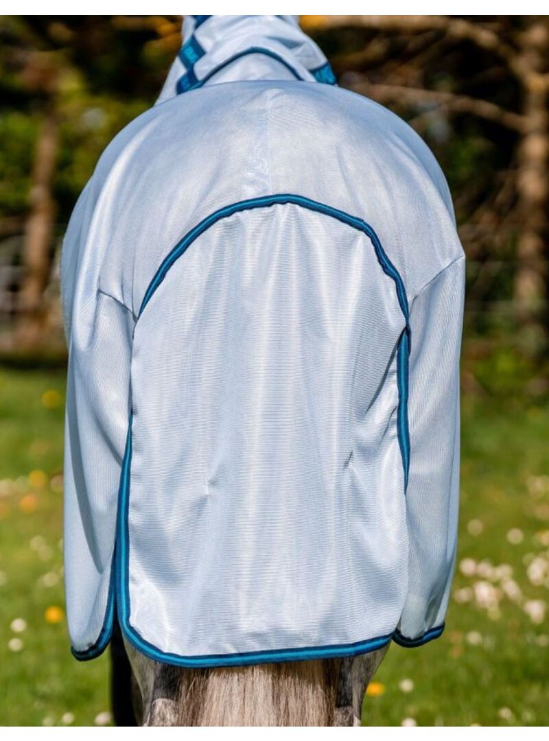 Manta Amigo Bug Rug Antimoscas con Cubrecuello Azure/Azul