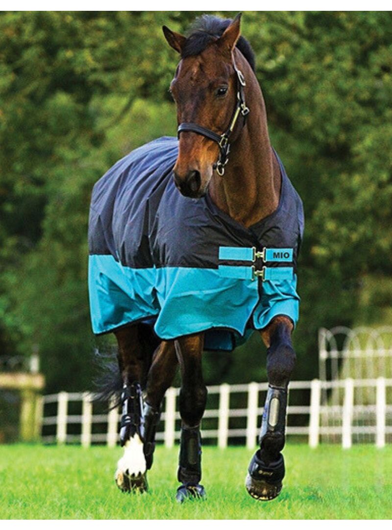 Manta Mio Pony Lluvia (0g) Negro/Turquesa