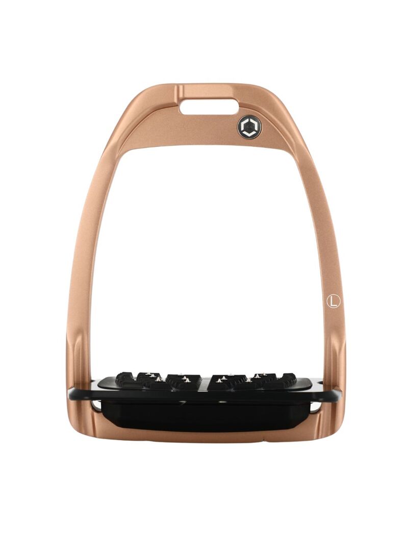 Estribo Hunter Rose Gold Adulto Flex-on IUG Rose Gold/Negro/Negro