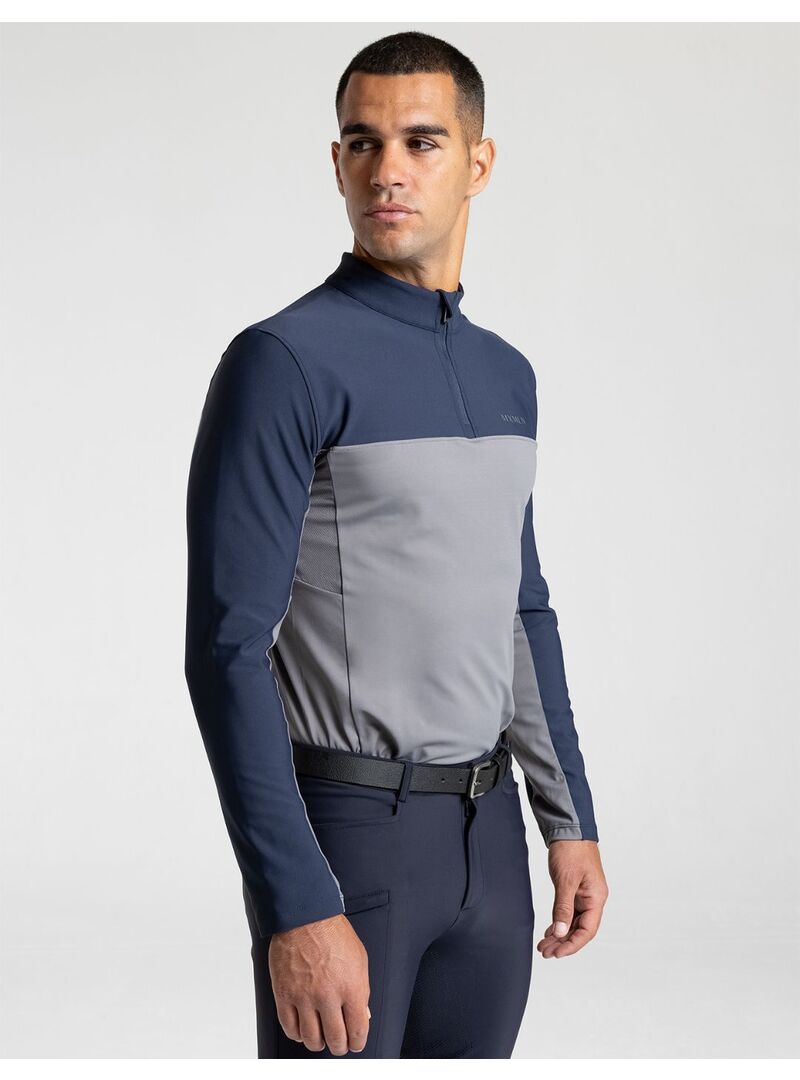Base Layer Manga Larga Kent Hombre Maximilian Marino/Gris