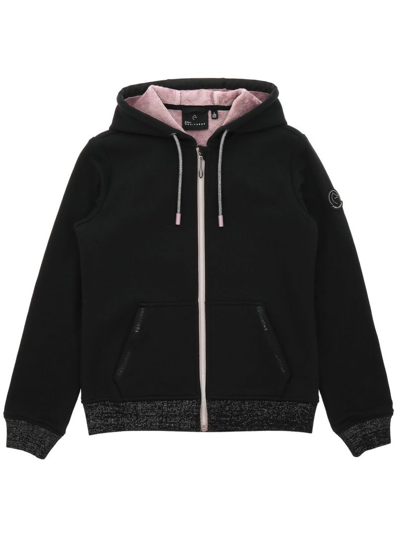 Sudadera Je T’aime Equithème “Juliette” Mujer Negro