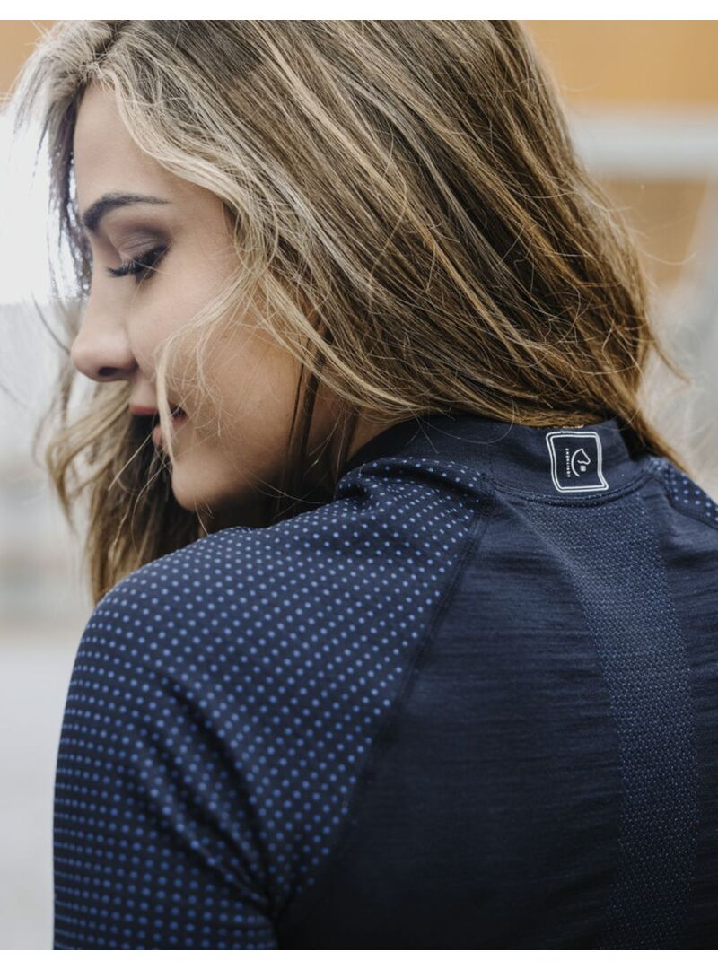 Camiseta Seamless Equithème Originals “Marie” Marino