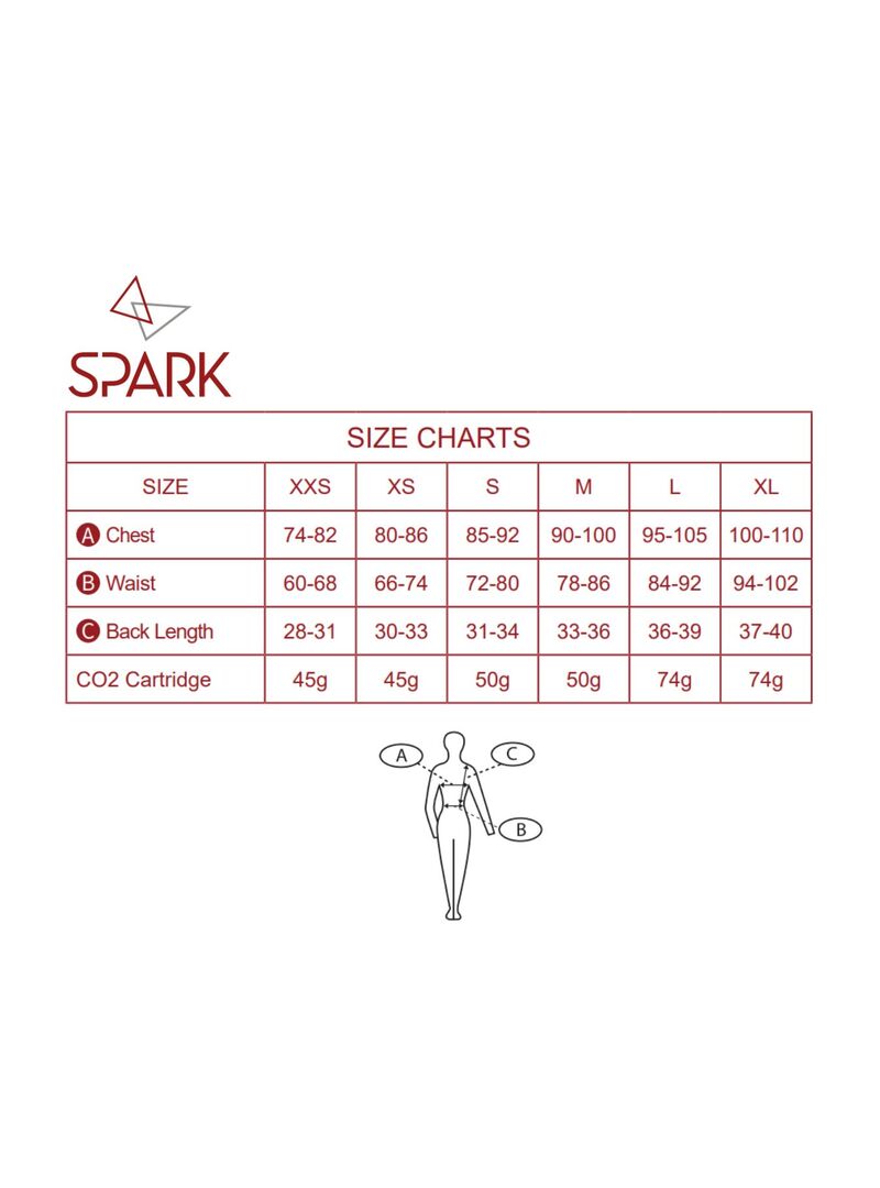 Chaleco Airbag Spark “Manège” Adulto Negro