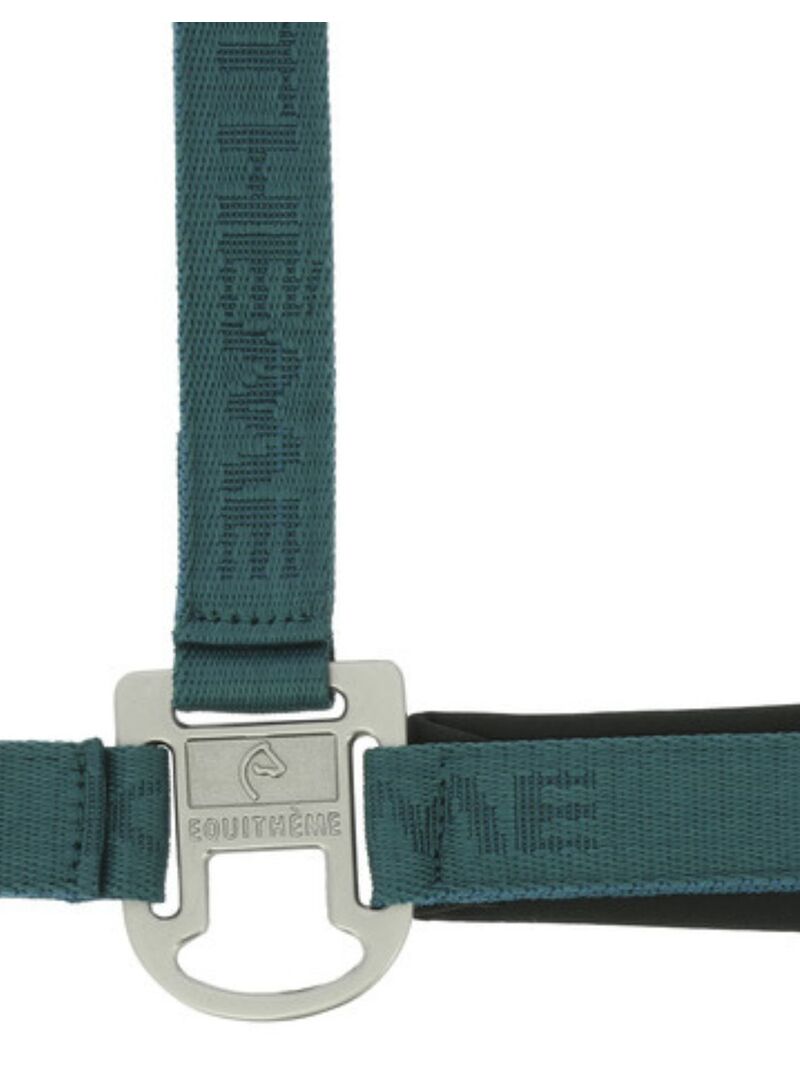 Cabezada de Nylon Equithème “Jacquard” Negro