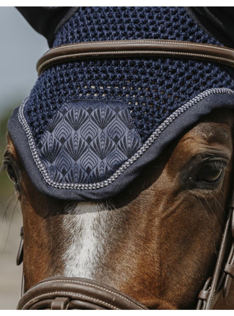 Orejeras Antimoscas Equithème “Brocart” Marino