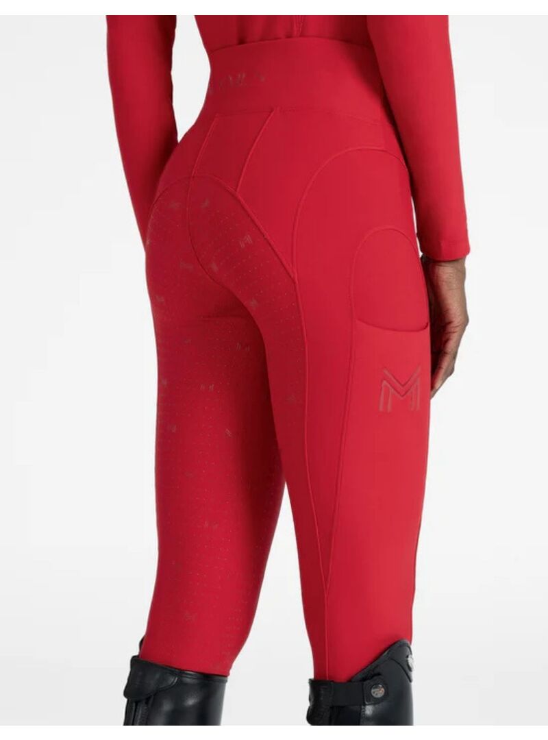 Mallas Outline Mujer Full Grip Maximilian Grenadine Rojo