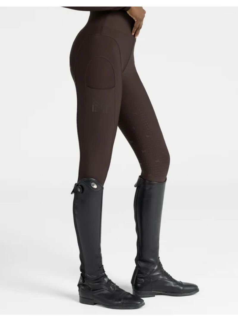 Mallas Outline Mujer Full Grip Maximilian Chocolate