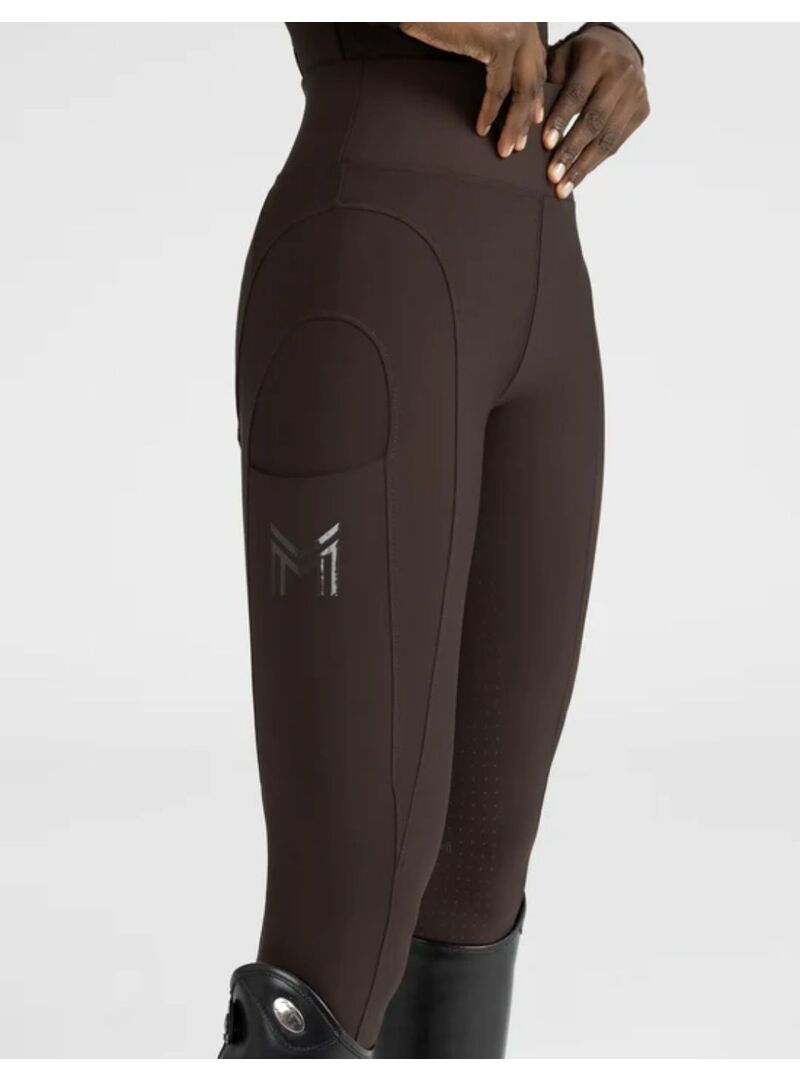 Mallas Outline Mujer Full Grip Maximilian Chocolate