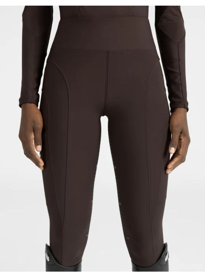 Mallas Outline Mujer Full Grip Maximilian Chocolate