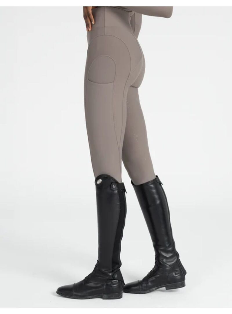 Mallas Outline Mujer Full Grip Maximilian Taupe