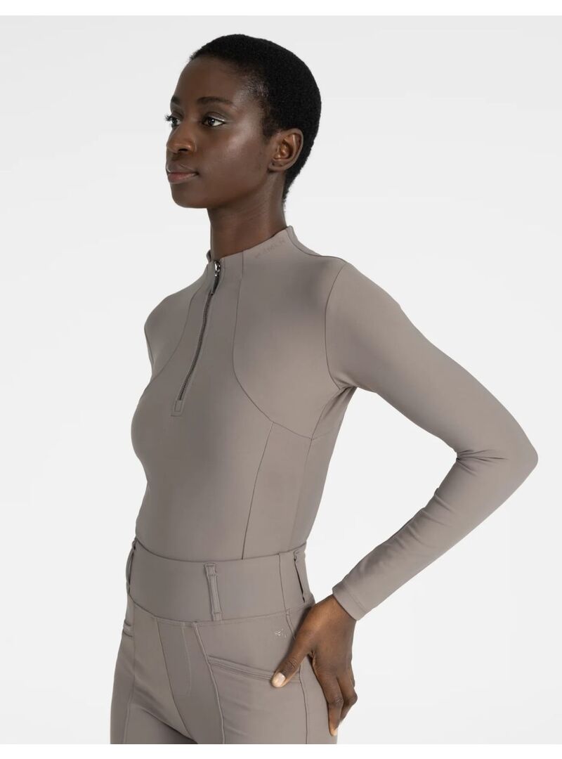Base Layer Manga Larga Mujer Maximilian Taupe