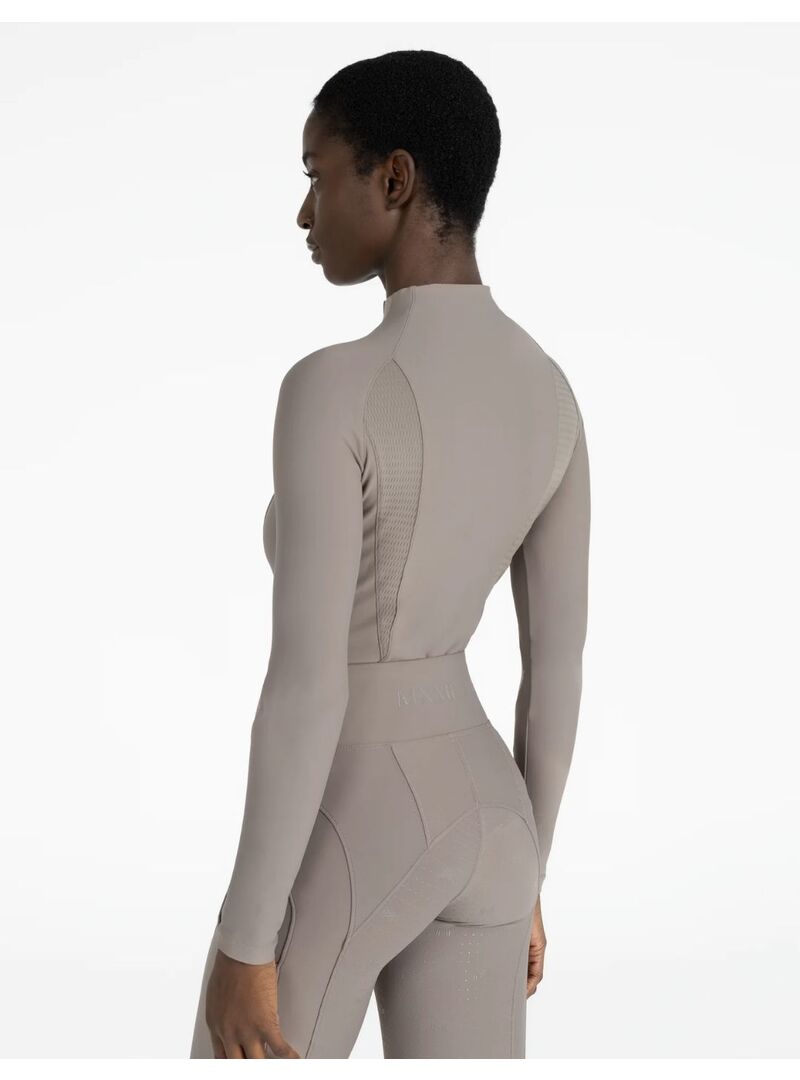 Base Layer Manga Larga Frame Mujer Maximilian Taupe