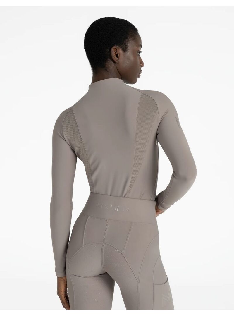 Base Layer Manga Larga Frame Mujer Maximilian Taupe