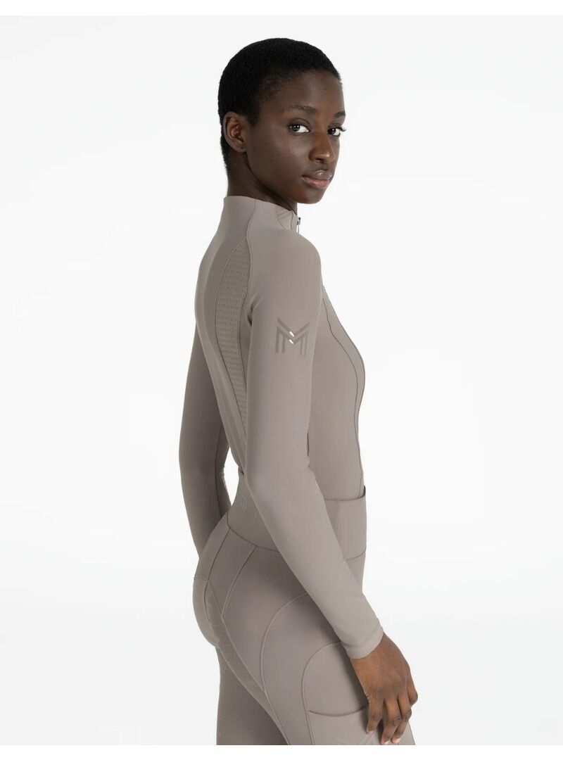 Base Layer Manga Larga Frame Mujer Maximilian Taupe