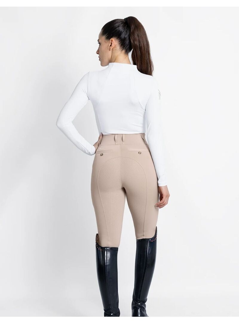 Base Layer Manga Larga Mujer Maximilian Blanco/Plateado