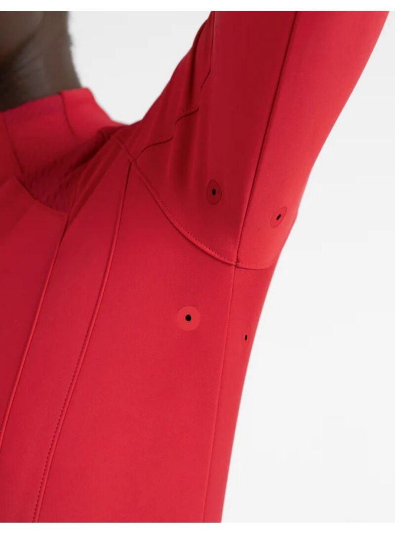 Base Layer Manga Larga Frame Mujer Maximilian Grenadine Rojo