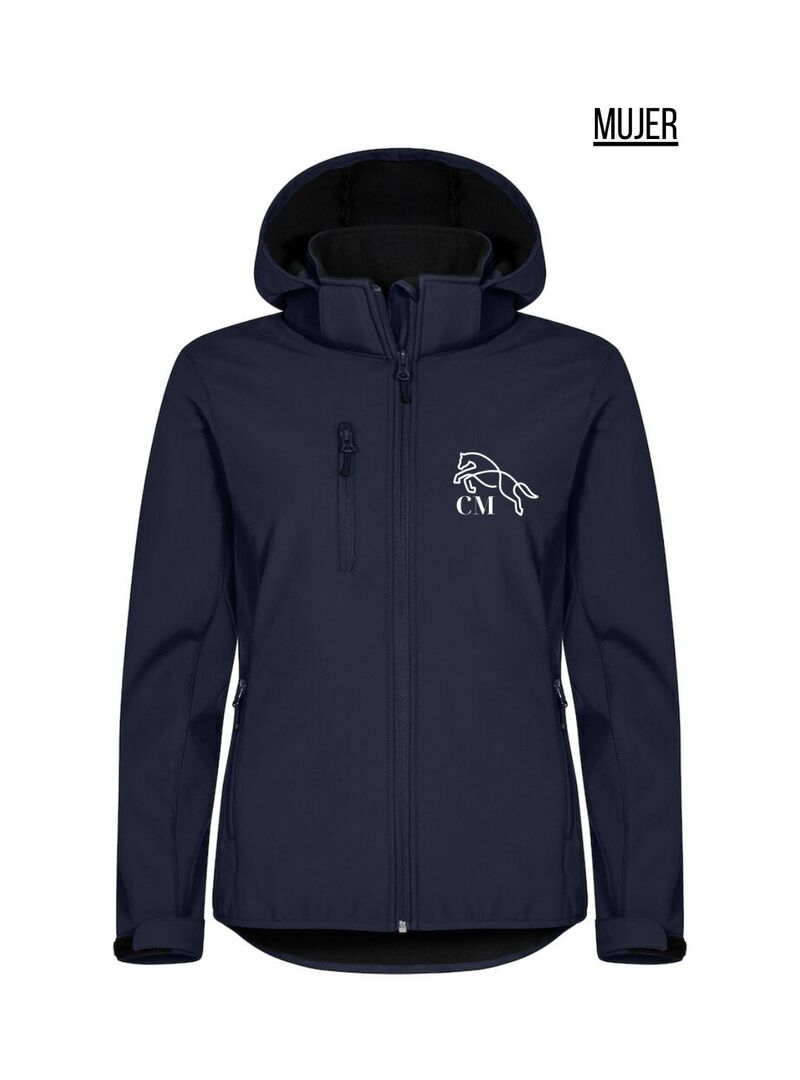Chaqueta Softshell Mujer Equipo Ecuestre CM Marino