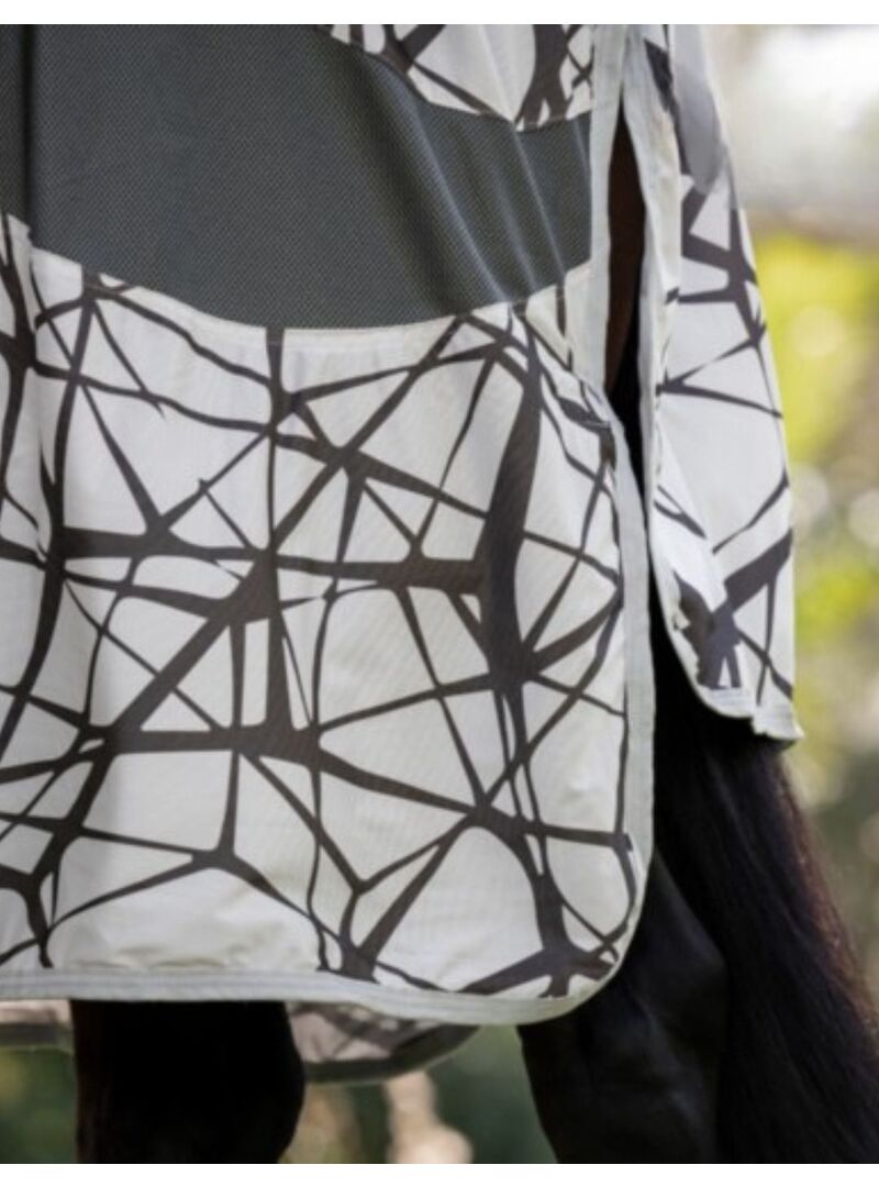 Manta Amigo Camofly Antimoscas con Cubrecuello Gris/Gris