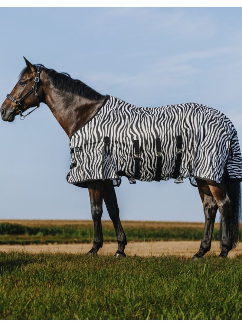 Manta Riding World Belly Mesh Zebra