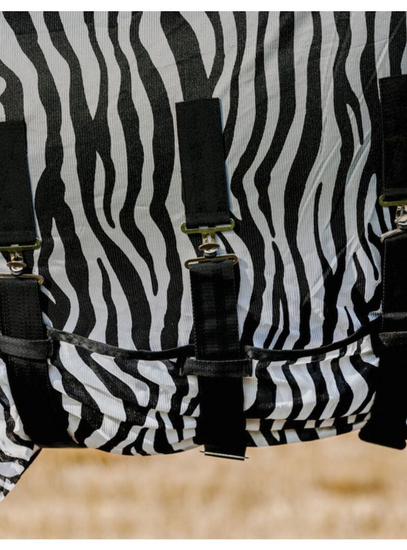 Manta Riding World Belly Mesh Zebra