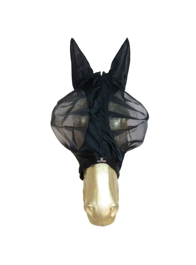 Máscara Antimoscas Fly Mask Kentucky Slim Fit Negro
