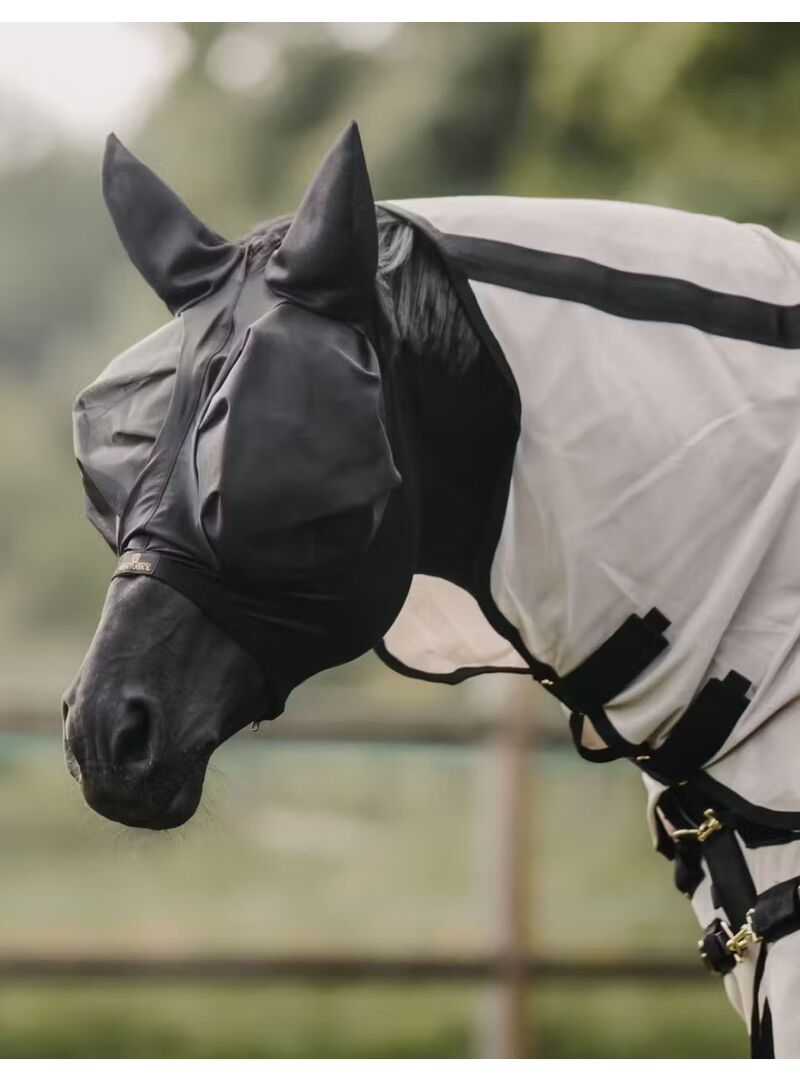 Máscara Antimoscas Fly Mask Kentucky Slim Fit Negro