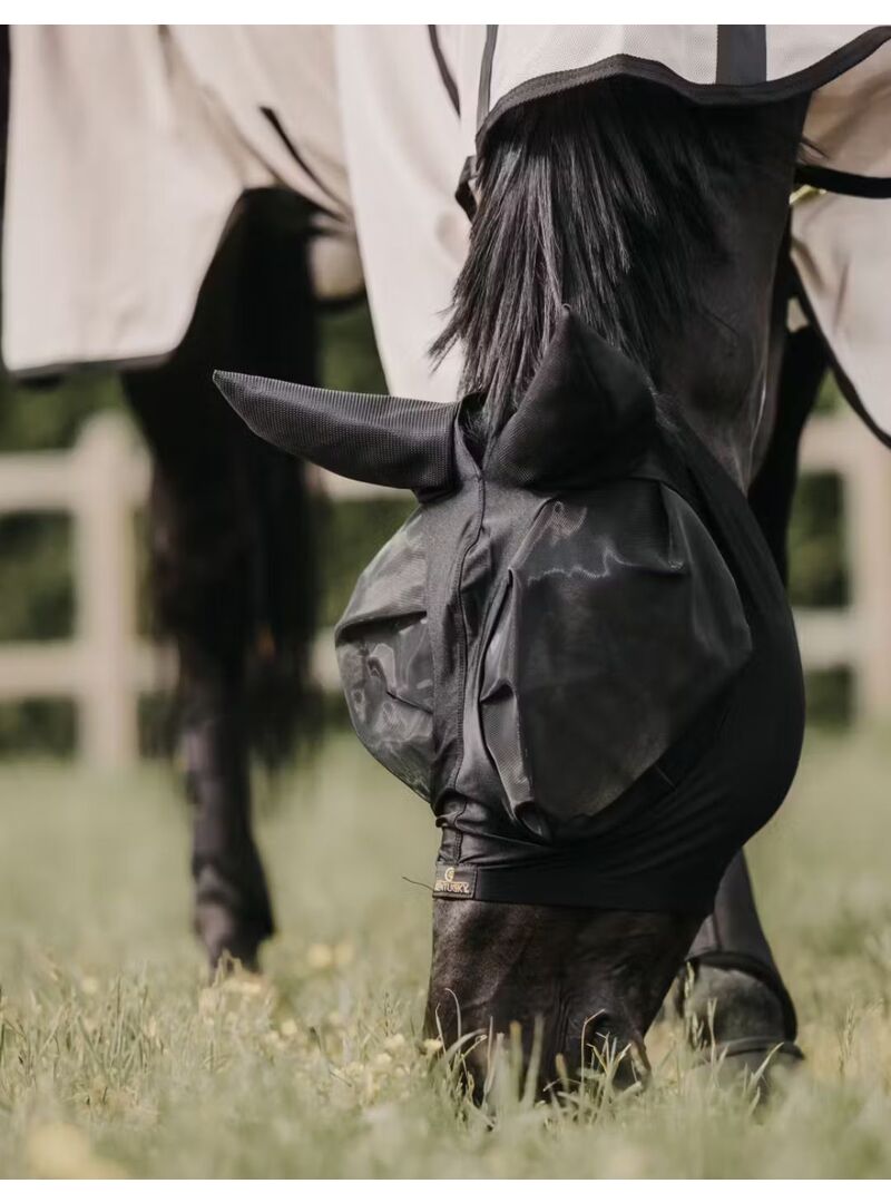 Máscara Antimoscas Fly Mask Kentucky Slim Fit Negro