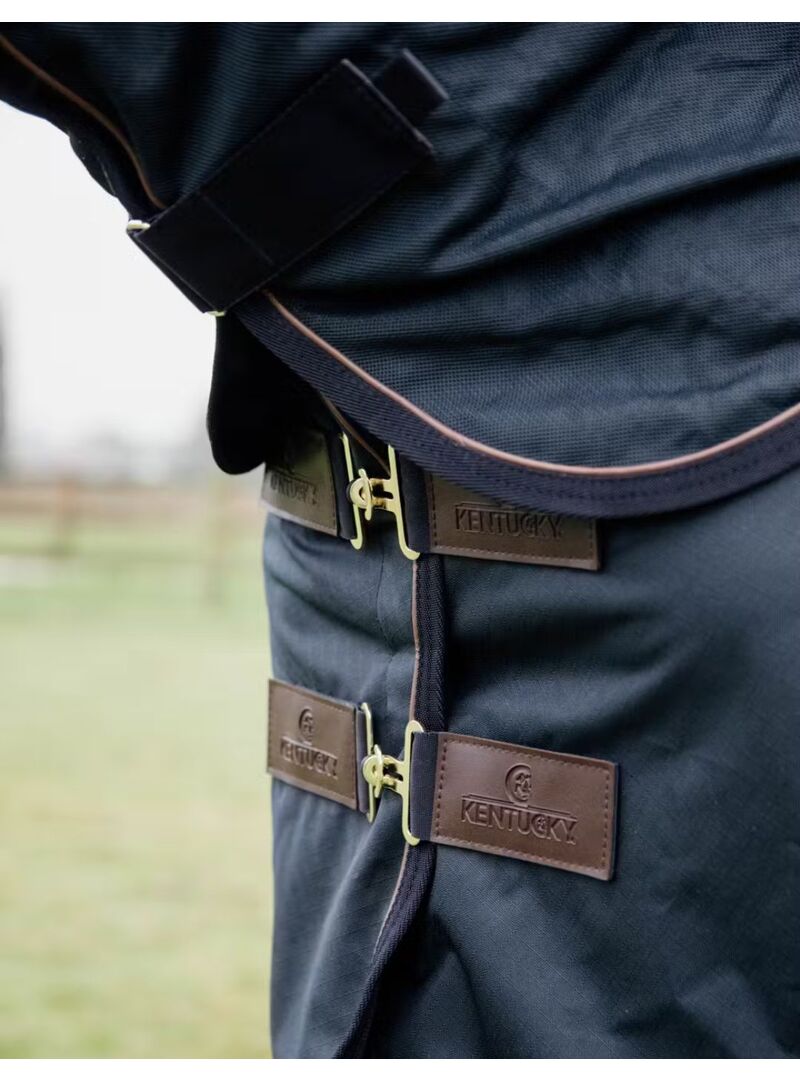 Manta Combo Impermeable Antimoscas Fly Rug Kentucky Marino