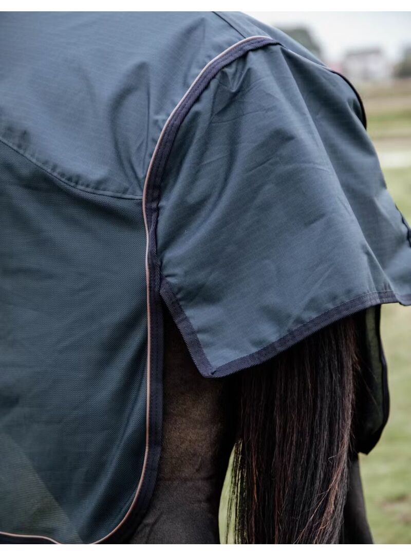 Manta Combo Impermeable Antimoscas Fly Rug Kentucky Marino