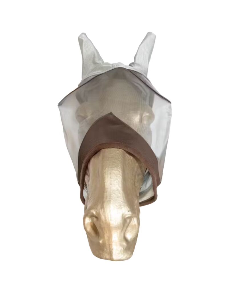Máscara Antimoscas Fly Mask Con Orejas Kentucky Plata